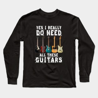 Guitar Collector Long Sleeve T-Shirt